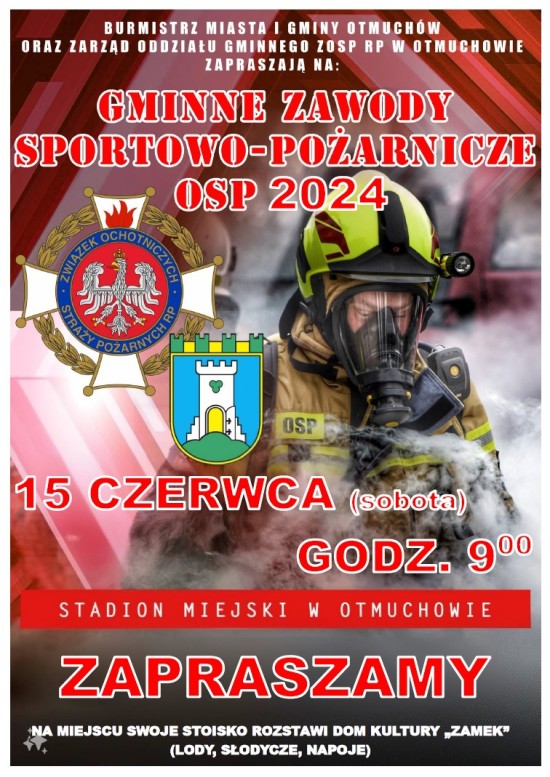 plakat zawody OSP 2024